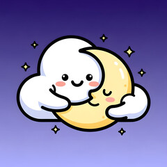 Hug Day Love Illustration