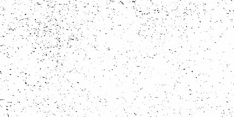 Abstract Black Grain Noise Texture with Scattered Speckles on White Background, Minimal Monochrome Grunge Dust Pattern, Distressed High Contrast Graphic Overlay Surface