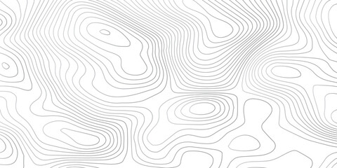 Seamless minimalist topographic map design showcasing abstract elevation terrain through flowing contour lines in soft gray on a clean transparent background © Hasan