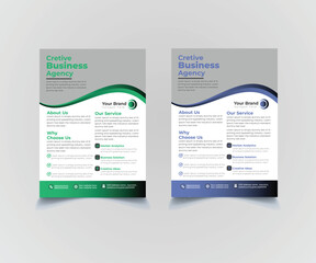 Creative Marketing Agency Flyer Design Template