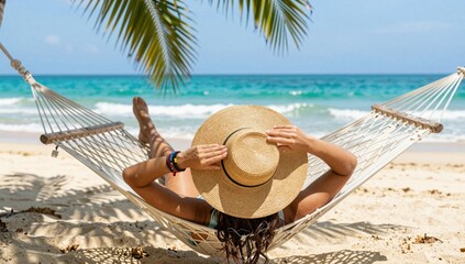 Obraz premium woman on the beach