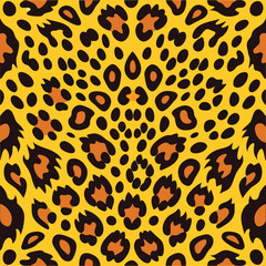 Leopard Print Pattern Background