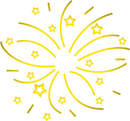 Fototapeta premium new year firework celebration vector illustration