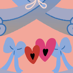 Website Header Valentine Vector Background Vector Design 56