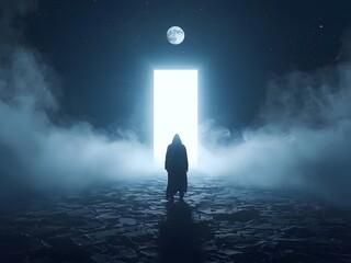 Cozy Winter Christmas Scene inside a Glass Snow Globe with Festive Atmosphere