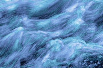 Obraz premium blue water motion abstract flow background
