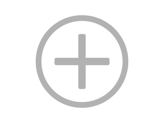 Obraz premium Plus Icon for Add Create and Expand Actions