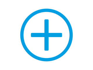 Fototapeta premium Plus Icon for Add Create and Expand Actions