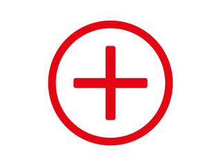 Fototapeta premium Plus Icon for Add Create and Expand Actions
