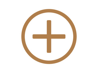Obraz premium Plus Icon for Add Create and Expand Actions