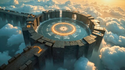 Yunjian Remnanted Platform Art Illustration