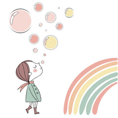 Soft Abstract Blob Shapes Illustration White Back Vector Icon