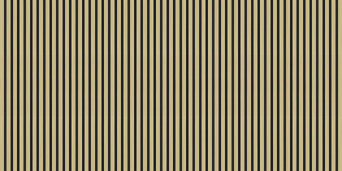 Modern vertical wood slat pattern background, minimalist timber batten texture with black gaps for interior design wall.