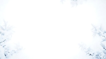 Elegant Snowflake Background with Winter Frost Patterns for Holiday and Seasonal Designs