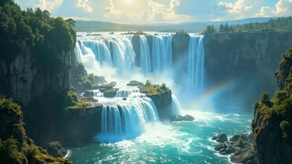 Cuipu Diverting Scenery Art Illustration