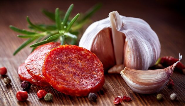 garlic and pepperoni