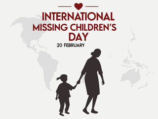 International Missing Children's Day on February 20  