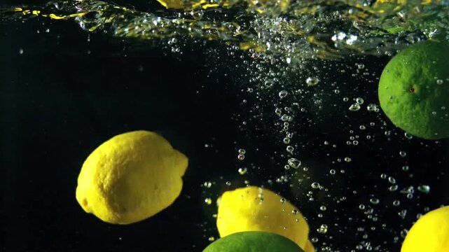 lemon in water