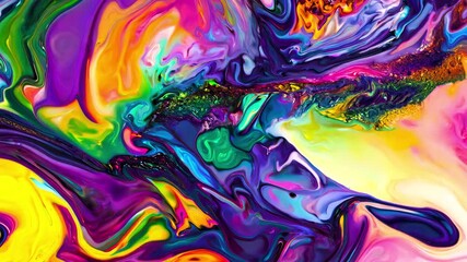 abstract colorful background with water