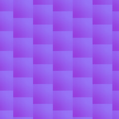 Seamless pattern of overlapping purple gradient squares creating a modern abstract and vibrant geometric background texture for digital design