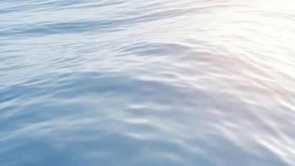 Obraz premium Serene Ocean Surface with Gentle Ripples and Soft Sunlight Reflection, Capturing Tranquility and the Beauty of Nature for Marine, Environmental, and Relaxation-Themed Projects