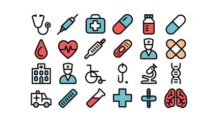 Healthcare and Medical Services Icon Collection