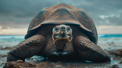 Close up portrait of a beautiful animal looking at camera 