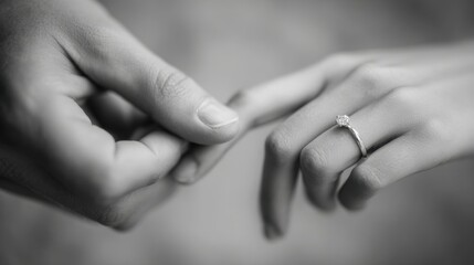 Exchanging rings in engagement