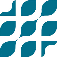 Modern Hashtag Platform Emblem