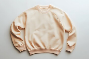 Rose gold sweatshirt metallic pastel fashion mockup