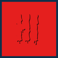 An artistic vector illustration of a colorful tree created with splashing liquid paint and water drops on paper in a motion design map