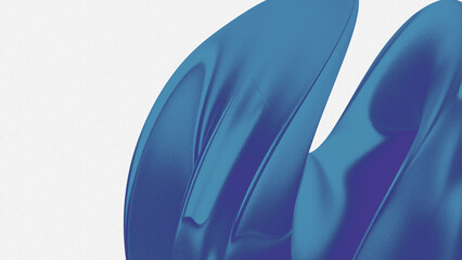 abstract blue wave background. Blue and purple gradient with grainy curved layers