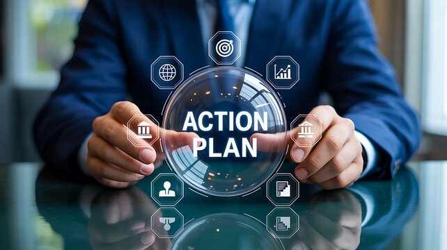 Business action plan strategy for corporate success
