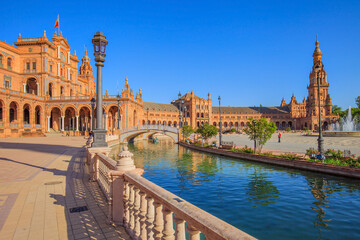 Plaza de Espa&ntilde;a, S&eacute;ville	
