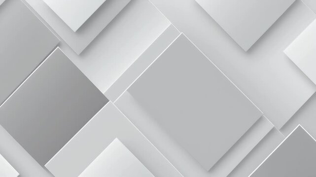 Abstract geometric background with gray squares and shadows.