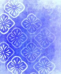 Hand-Painted Floral Watercolor Background &ndash; Soft Layered Flower Illustration