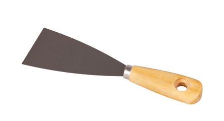 Putty knife isolated on white or transparent background