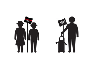 Film crew working on movie set with director and actors