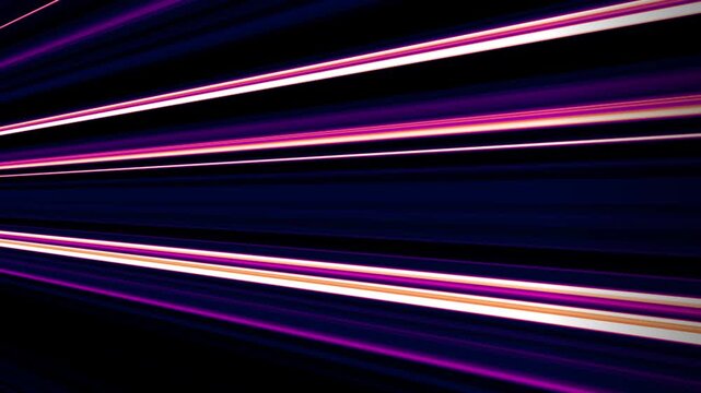 Purple Light Streaks on Dark Background abstract black. 4k video background animation.