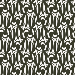 Seamless pattern with a simple abstract drawing. Vector illustration.