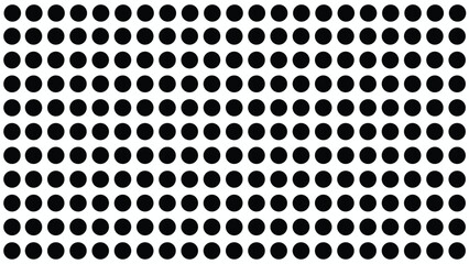 Stylish modern black dot pattern on a clean white background for creative design projects.