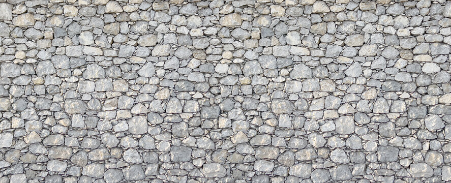 Gray stone wall texture background architecture pattern