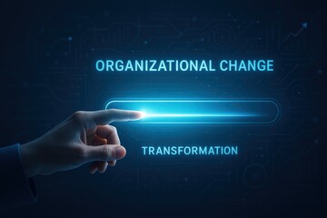 Organizational Change Digital Concept Bar