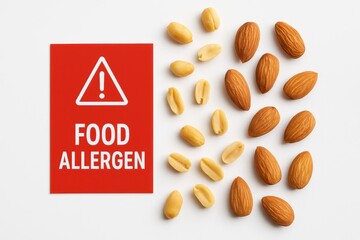 Food allergy alert understanding risks with nuts and peanuts in healthy eating kitchen safety awareness