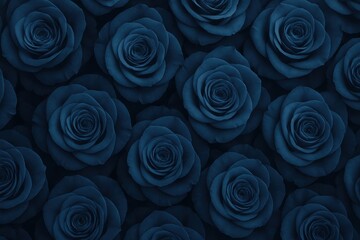 Elegant blue roses in full bloom floral arrangement indoor setting close-up view nature's beauty