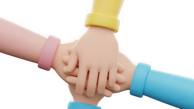 Teamwork and unity - Powered by Adobe