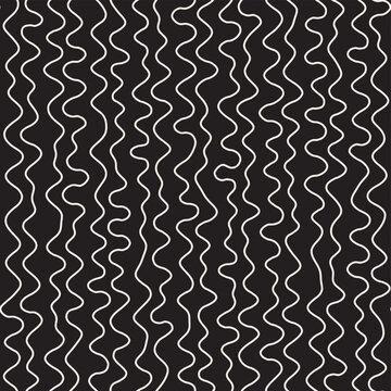 Vector seamless organic pattern. Hand drawn abstract background. Modern stylish texture.