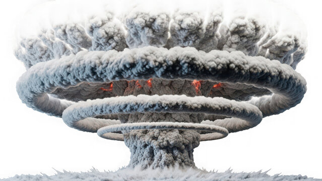Nuclear explosion mushroom cloud