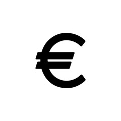 Euro symbol icon Vector illustration