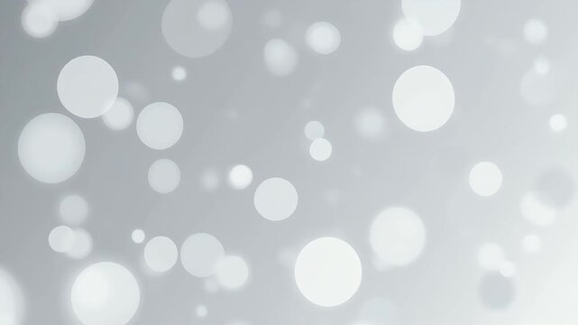 white bokeh background